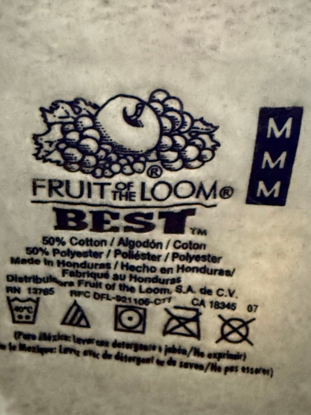 FRUIT OF THE LOOM Kale Hoodie Sweatshirt - Picture 6 of 6